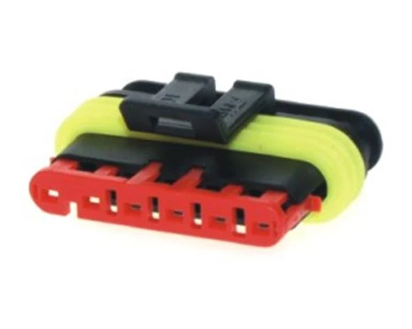 Csatlakozó | vízmentes | 6 eres kábelhez | 1,5 mm2 vastag kábelhez | apa