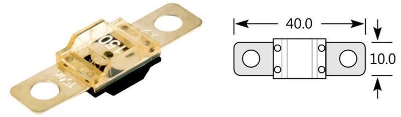 Biztosíték | midi | ANS | 32V | fekvő | 30 amper