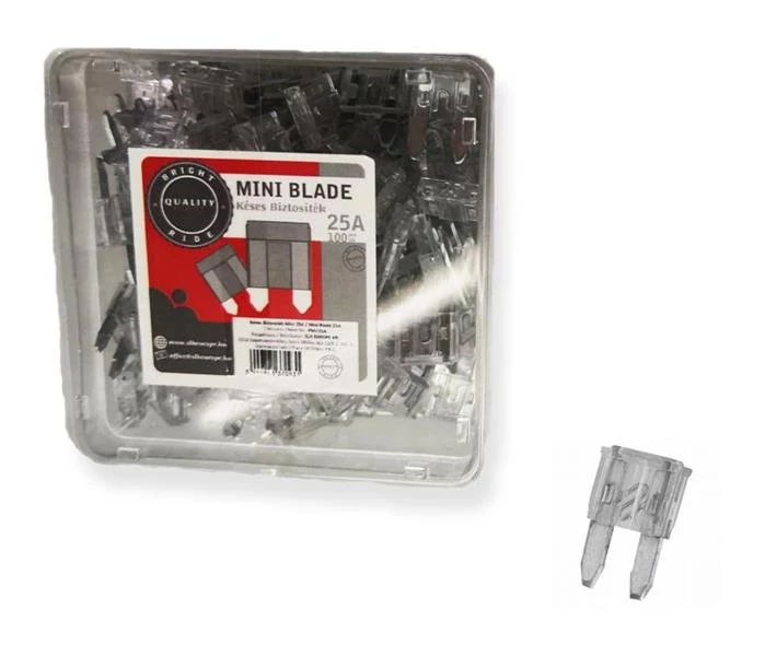 Biztosíték | mini késes | 25 amper
