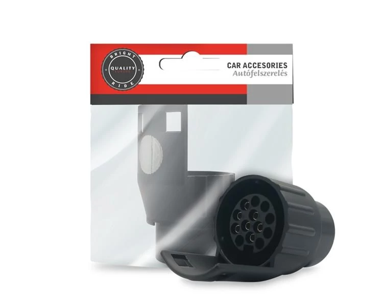 Elektromos adapter | 7 pólusú dugaljról 13 pólusú dugvillára