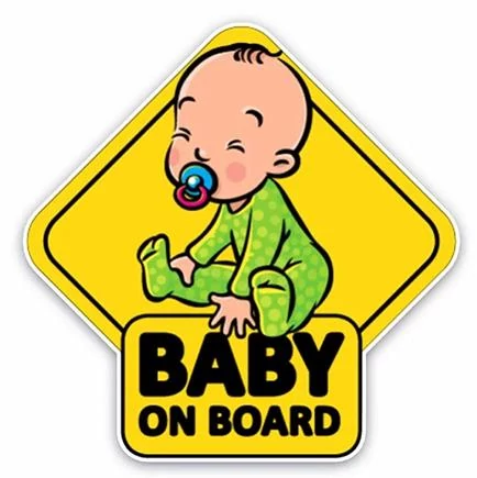 Baby on Board matrica | 15 x 11 cm