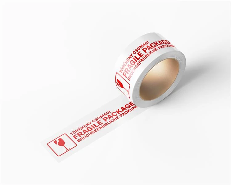 Ragasztószalag TÖRÉKENY felirattal | 50 mikron | 50 méter