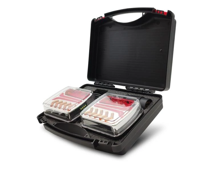 Utánfutó LED lámpa szett | vezeték nélküli | mágneses | 5 darabos készlet | fehér design