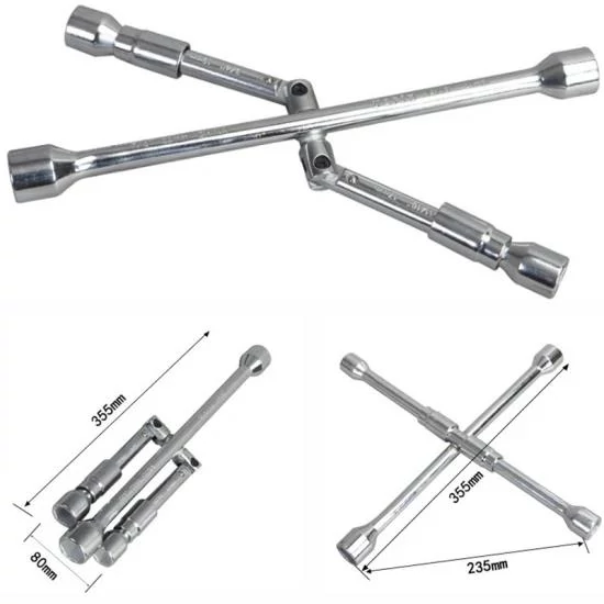 Keresztkulcs - összecsukható - 17,19,21,23 mm