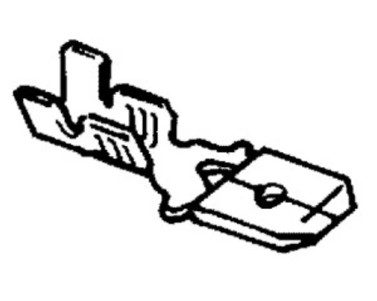 Csúszósaru | szigeteletlen | 6,3 mm / 0,5 - 1,0 mm2 kábelhez | apa