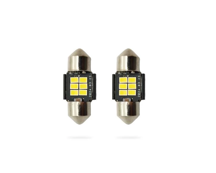 Izzó | 12V SV8,5-8 | 10,5 x 28 mm | LED | 2 darabos csomag | canbus