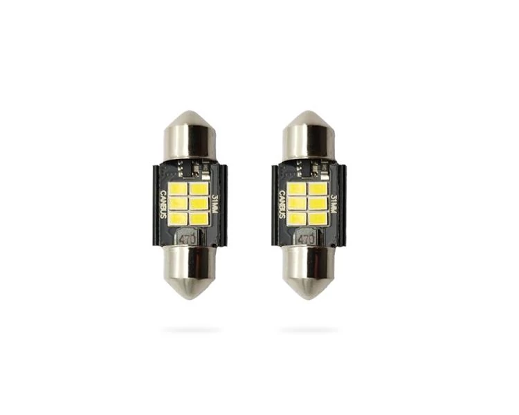 Izzó | 12V SV8,5-8 | 10,5 x 31 mm | LED | 2 darabos csomag | canbus