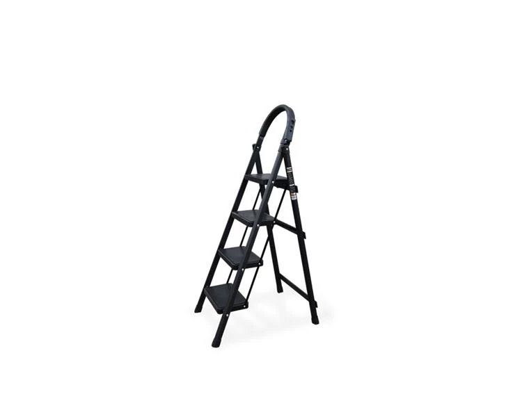 Háztartási létra | 4 fokos | fekete