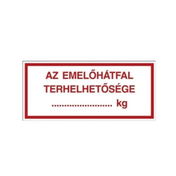 Matrica | emelőhátfal terhelhetősége