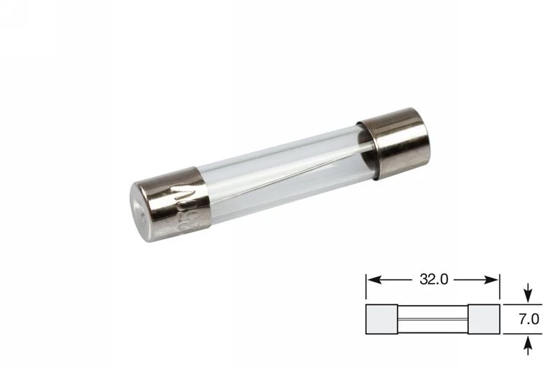 Elta VXPRO | biztosíték | üveg | 6,3 x 32 mm | 25 amper
