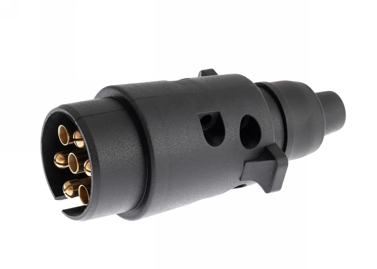 Elektromos utánfutó csatlakozó | dugvilla | 7 pólusú | műanyag