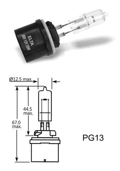Narva | izzó | H27W/1 12V 27W PG13