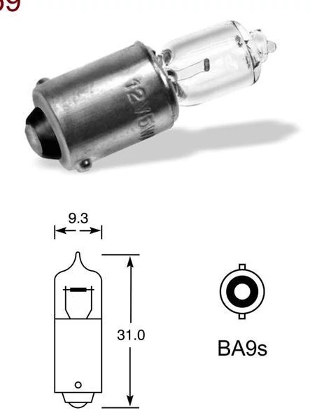 Narva | izzó | H5W 12V 5W BA9s