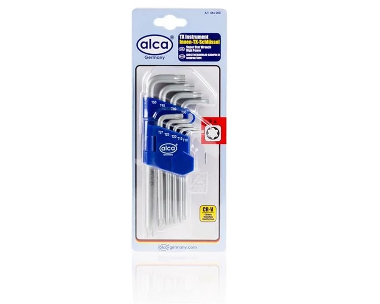 Alca | imbuszkulcs készlet | TX | 9 darabos szett