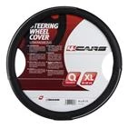 Kormányvédő | műbőr | fekete | 44-46 cm