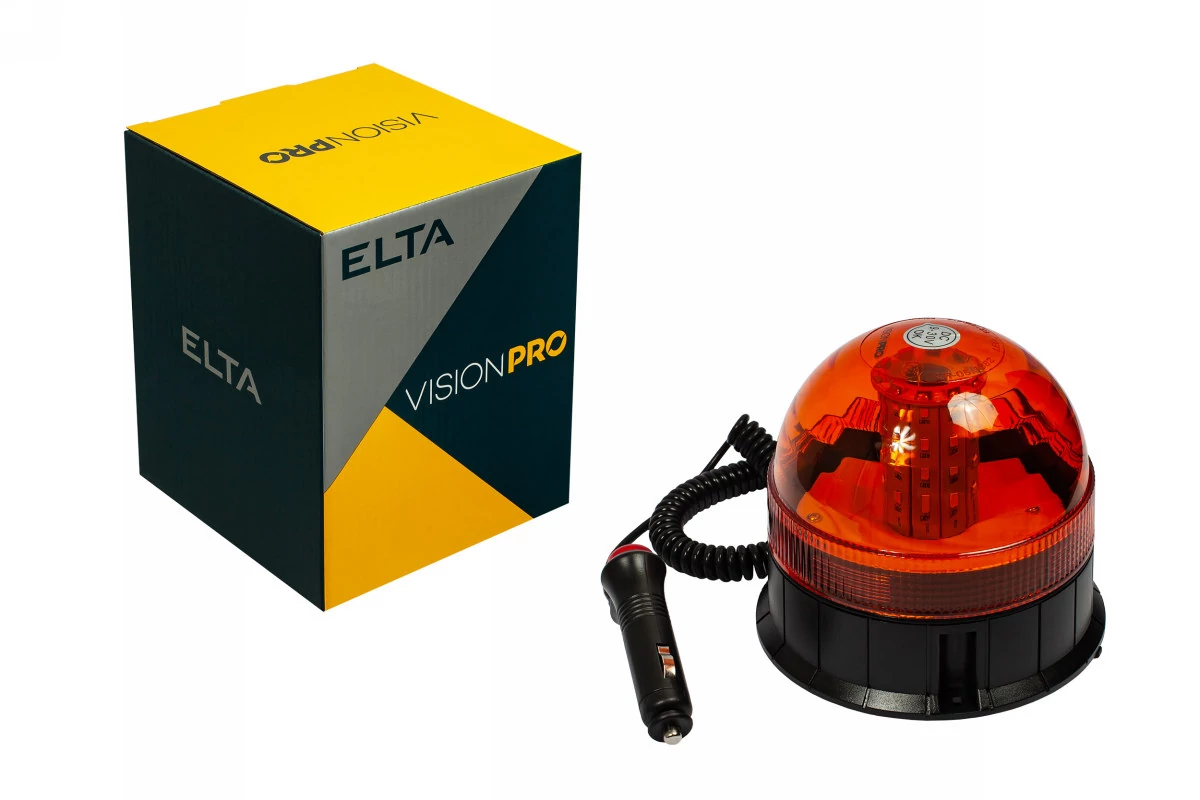 Elta VisionPro | LED forgóvillogó | 40 SMD | 12/24V | mágnestalpas | szivargyújtós