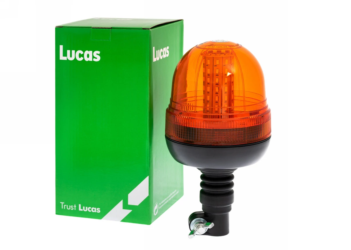 Lucas | LED forgóvillogó | 12/24V | 60 SMD LED | flexibilis csőre szerelhető