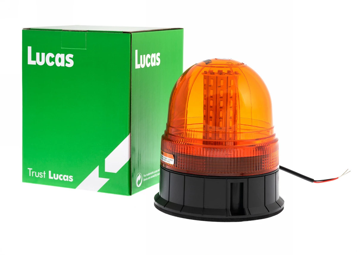 Lucas | LED forgóvillogó | 12/24V | flexibilis csavaros