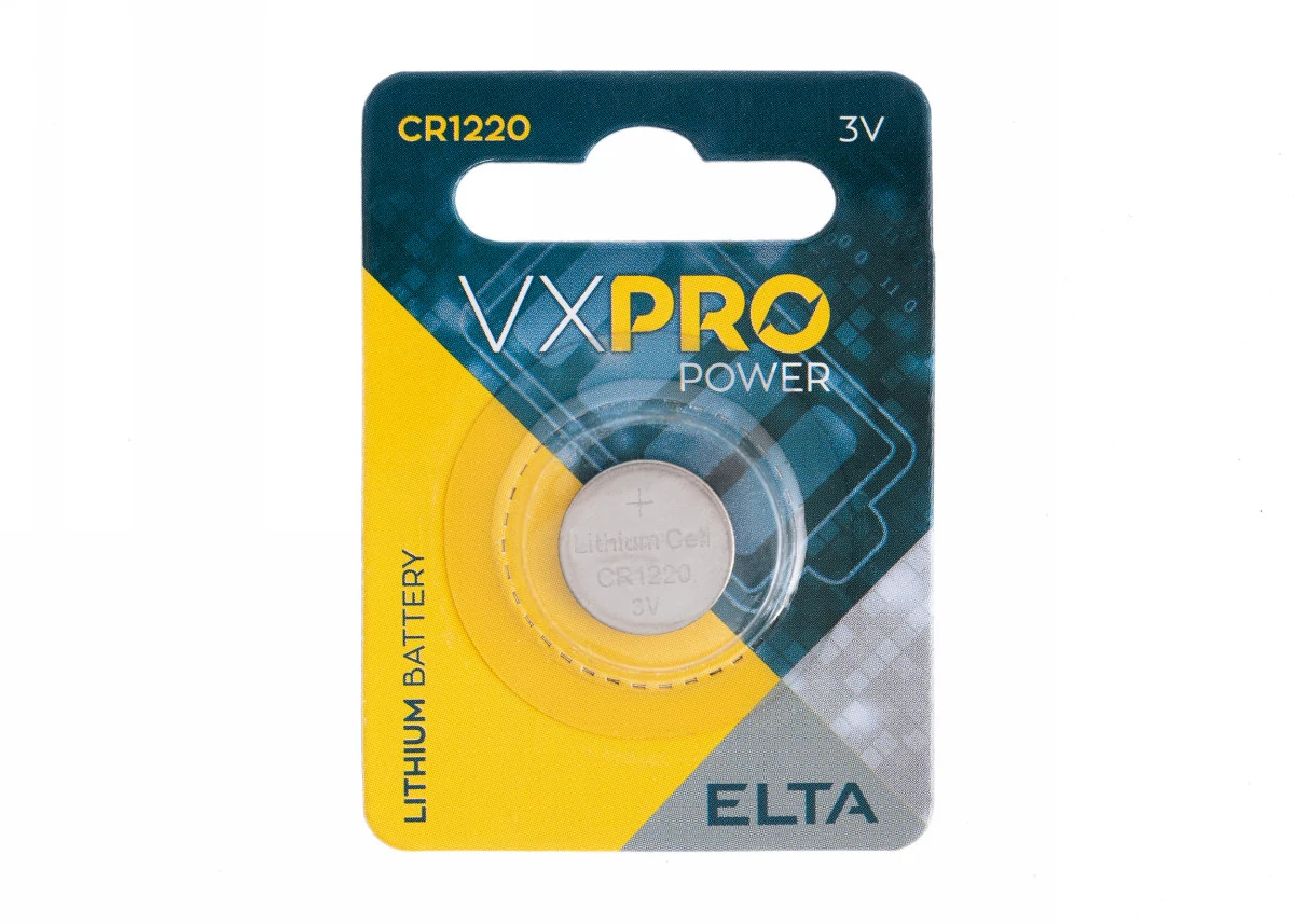 Elta VXPRO | lítium elem | CR1220 | 3V | 1 darabos bliszter