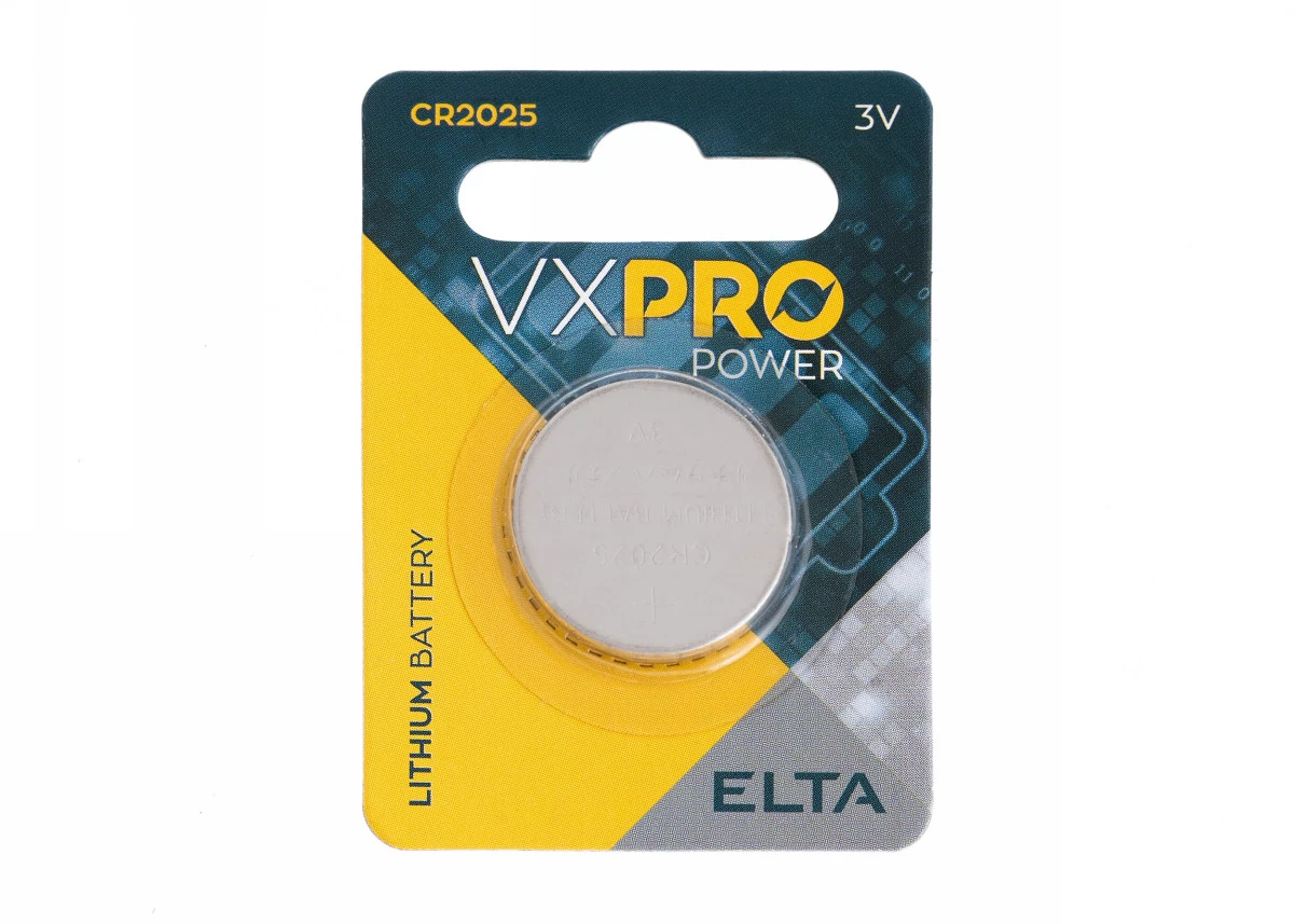 Elta VXPRO | lítium elem | CR2025 | 3V | 1 darabos bliszter